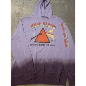 Pink Floyd World Tour 1973 Sweatshirt Hoodie Adult Size Medium Purple